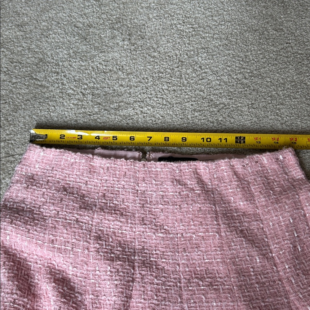 New Alice and Olivia Zona tweed Godet miniskirt - Picture 9 of 12